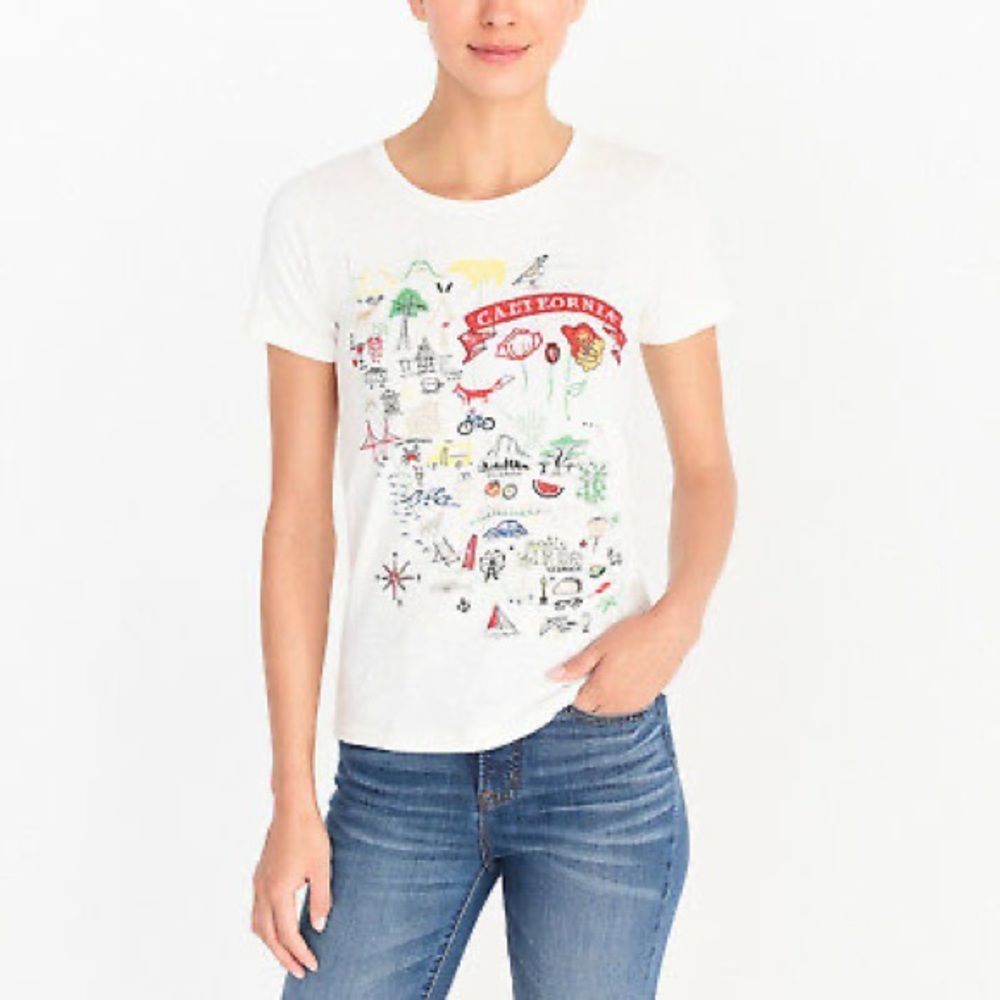 J. Crew “California” Destination Art T-Shirt